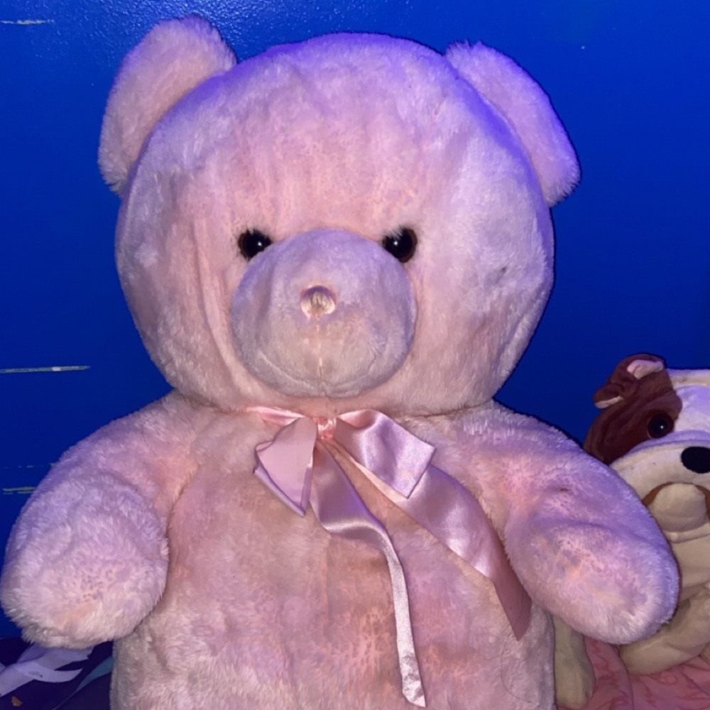 Comfy X-Large Soft Pink Teddy Bear.